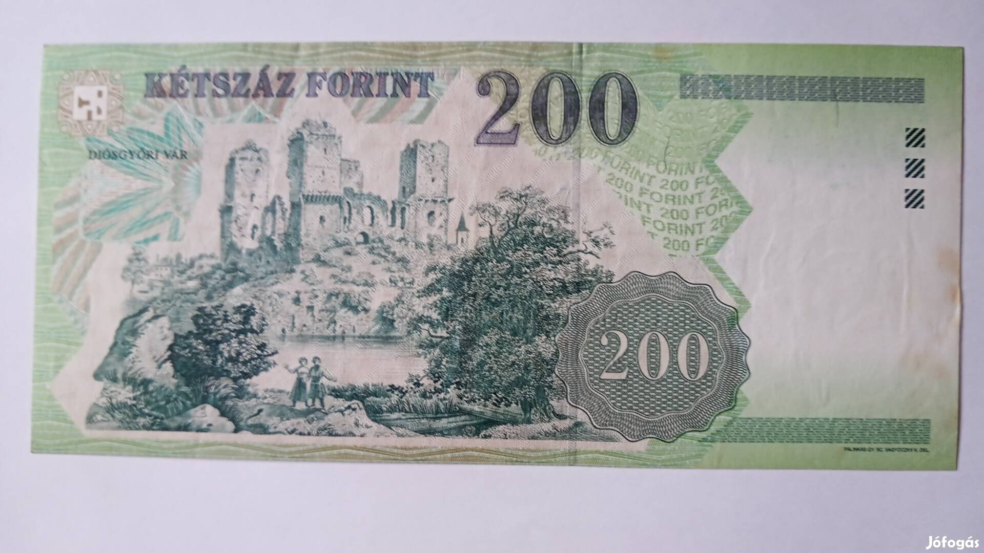 Eladó hibátlan állapotú papír 200 forintos