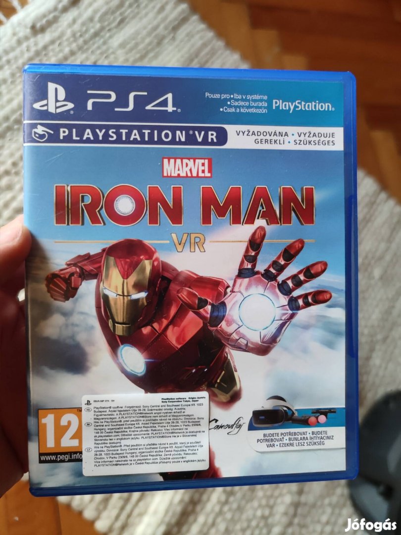 Eladó hibátlan dobozos Iron Man VR Playstation 4 VR játék.