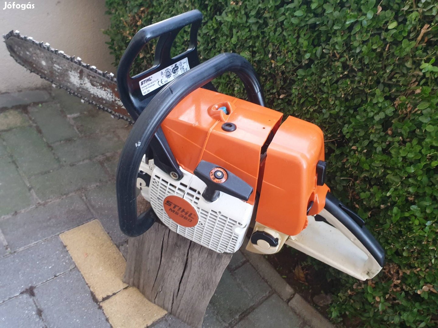 Eladó hibátlan működéssel,gyönyörű motorhanggal stihl ms 360 fűrész!