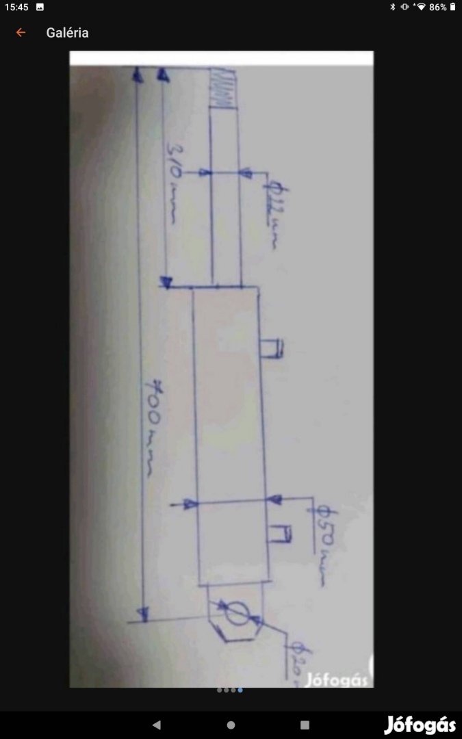 Eladó hidraulika munkahenger