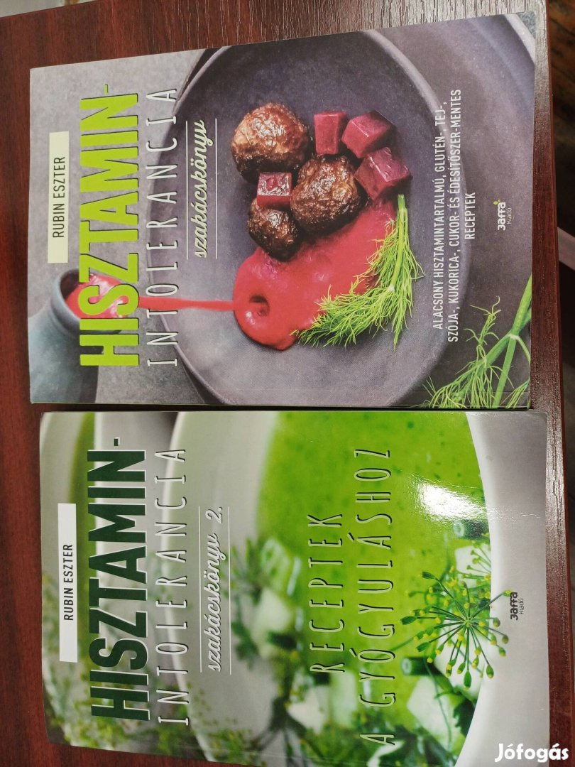 Eladó hisztamin intolerancia szakácskönyv 1-2