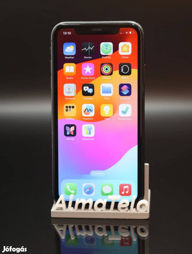 Eladó iPhone 11 128 GB Black 100% Aksi - 12 HÓ GARANCIA