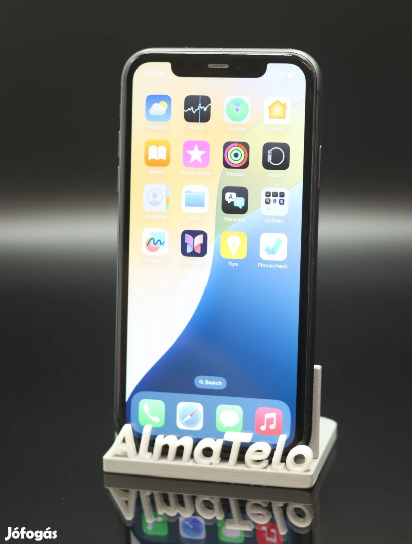 Eladó iPhone 11 128 GB Black 100% Aksi - 12 HÓ GARANCIA