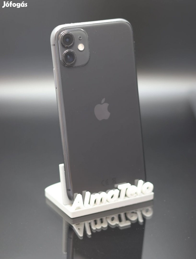Eladó iPhone 11 128 GB Black 100% Aksi - 12 HÓ GARANCIA