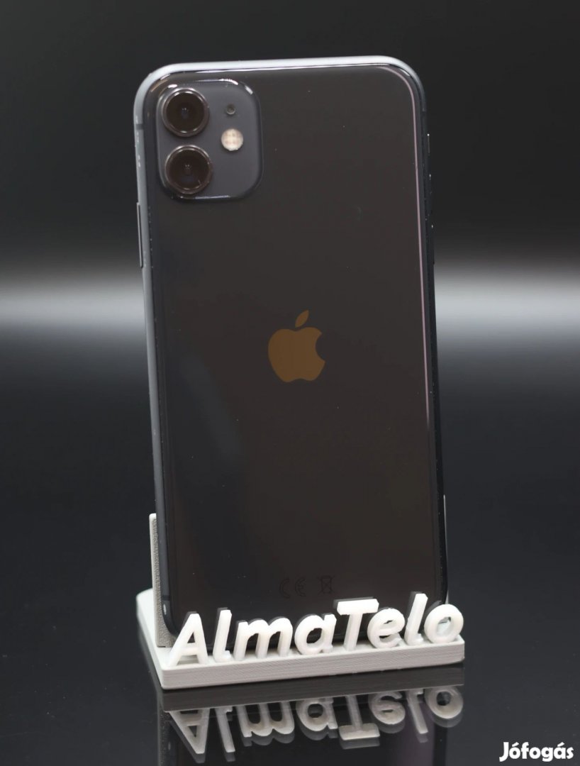Eladó iPhone 11 64 GB Black 100% Aksi - 12 HÓ GARANCIA
