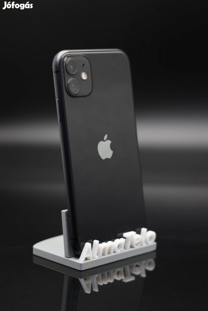 Eladó iPhone 11 64 GB Black 100% Aksi - 12 HÓ GARANCIA