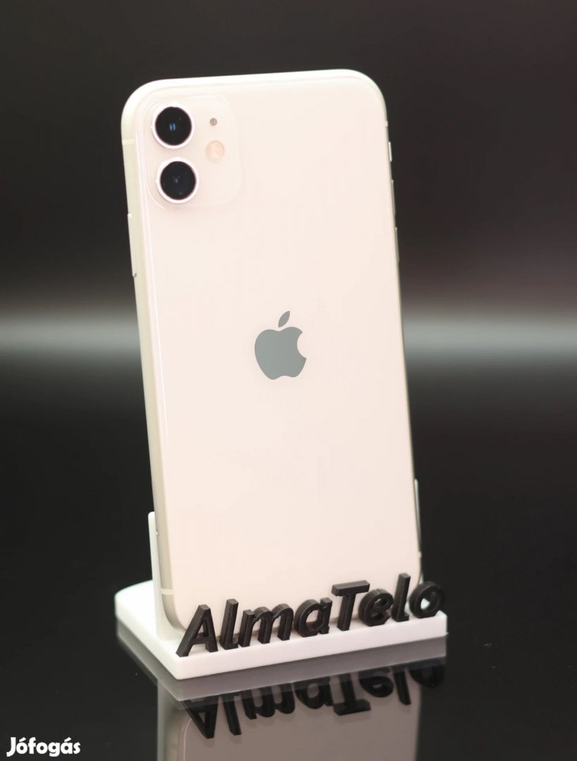 Eladó iPhone 11 64 GB White 100% Aksi - 12 HÓ GARANCIA