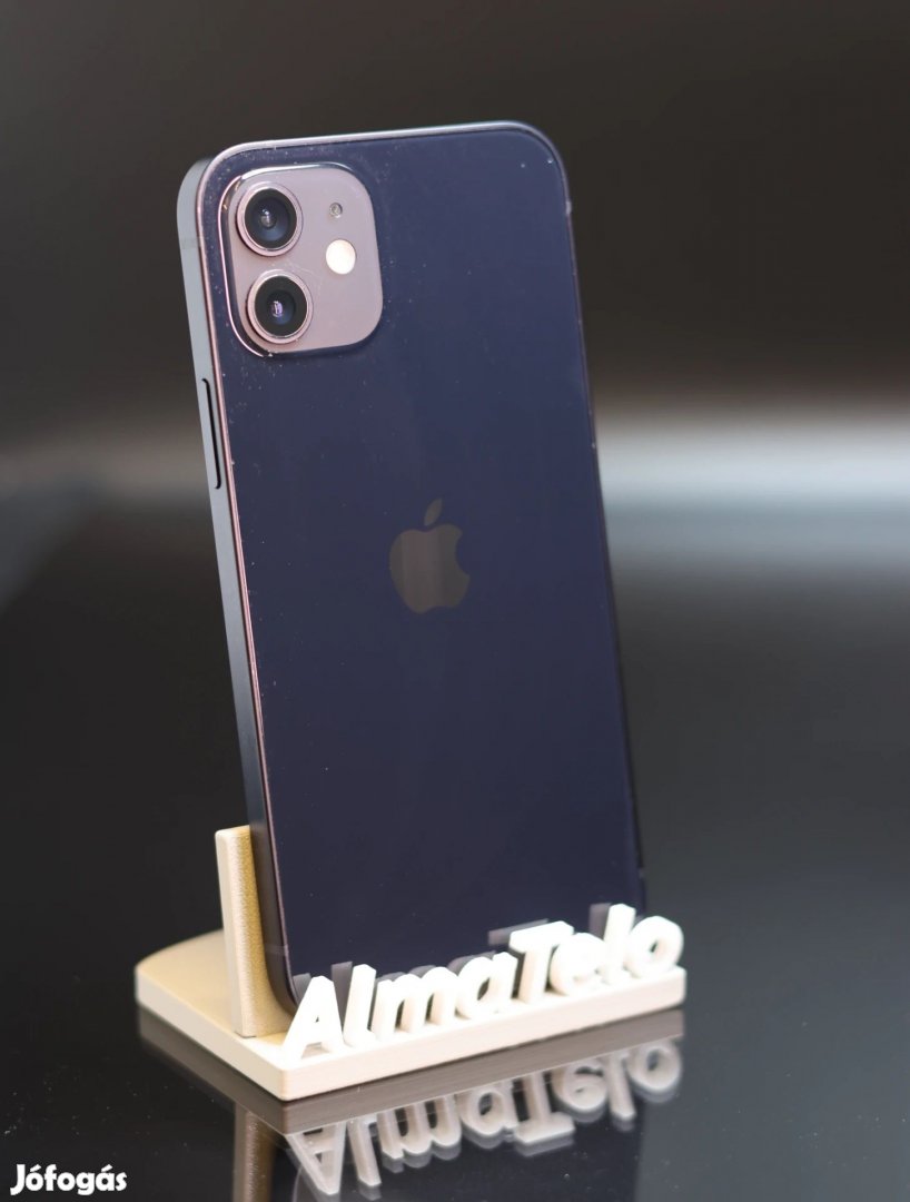 Eladó iPhone 12 128 GB Black 100% Aksi - 12 HÓ GARANCIA