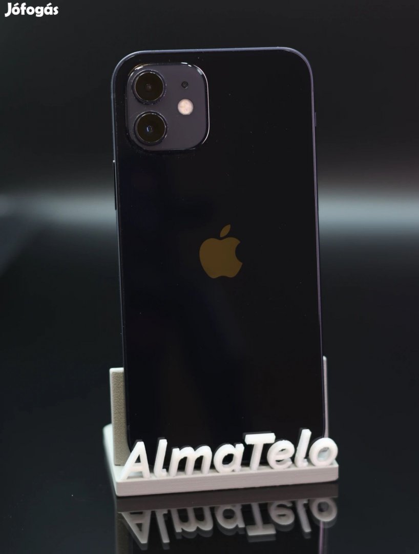 Eladó iPhone 12 128 GB Black 100% Aksi - 12 HÓ GARANCIA