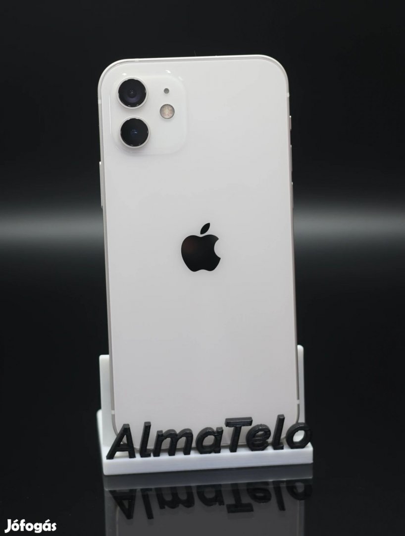 Eladó iPhone 12 128 GB White 100% Aksi - 12 HÓ GARANCIA