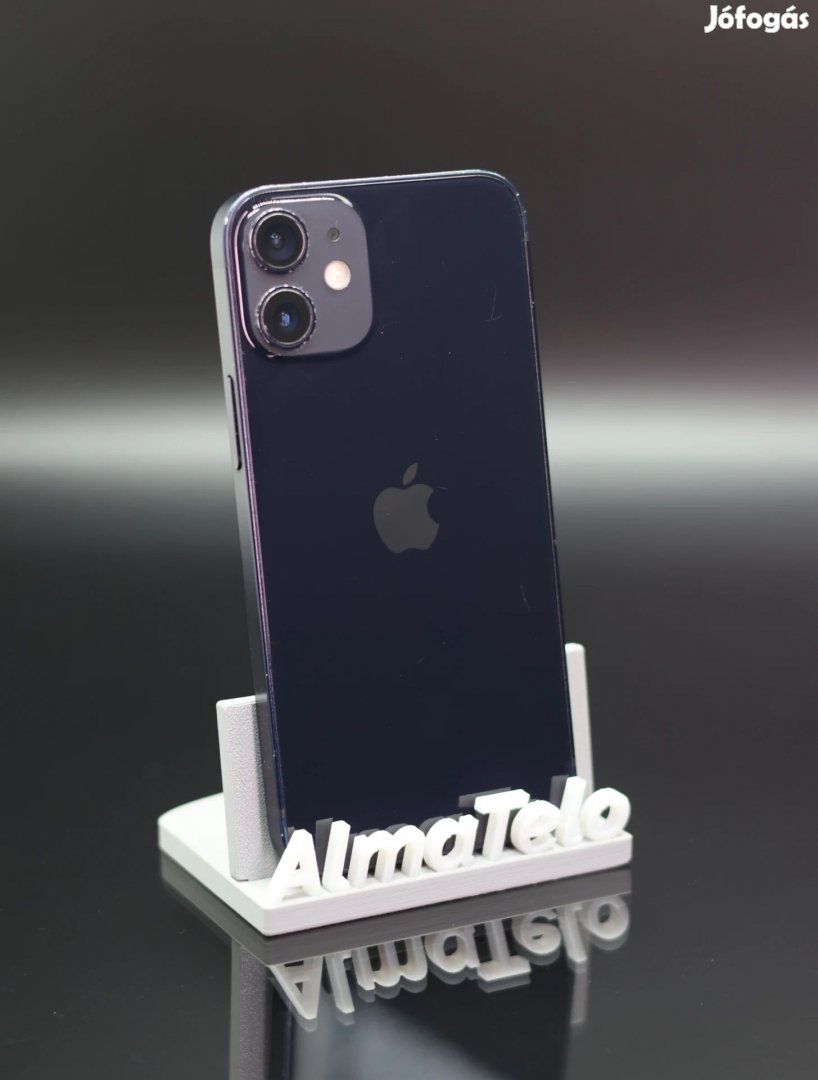Eladó iPhone 12 Mini 128 GB Black 100% Aksi - 12 HÓ GARANCIA