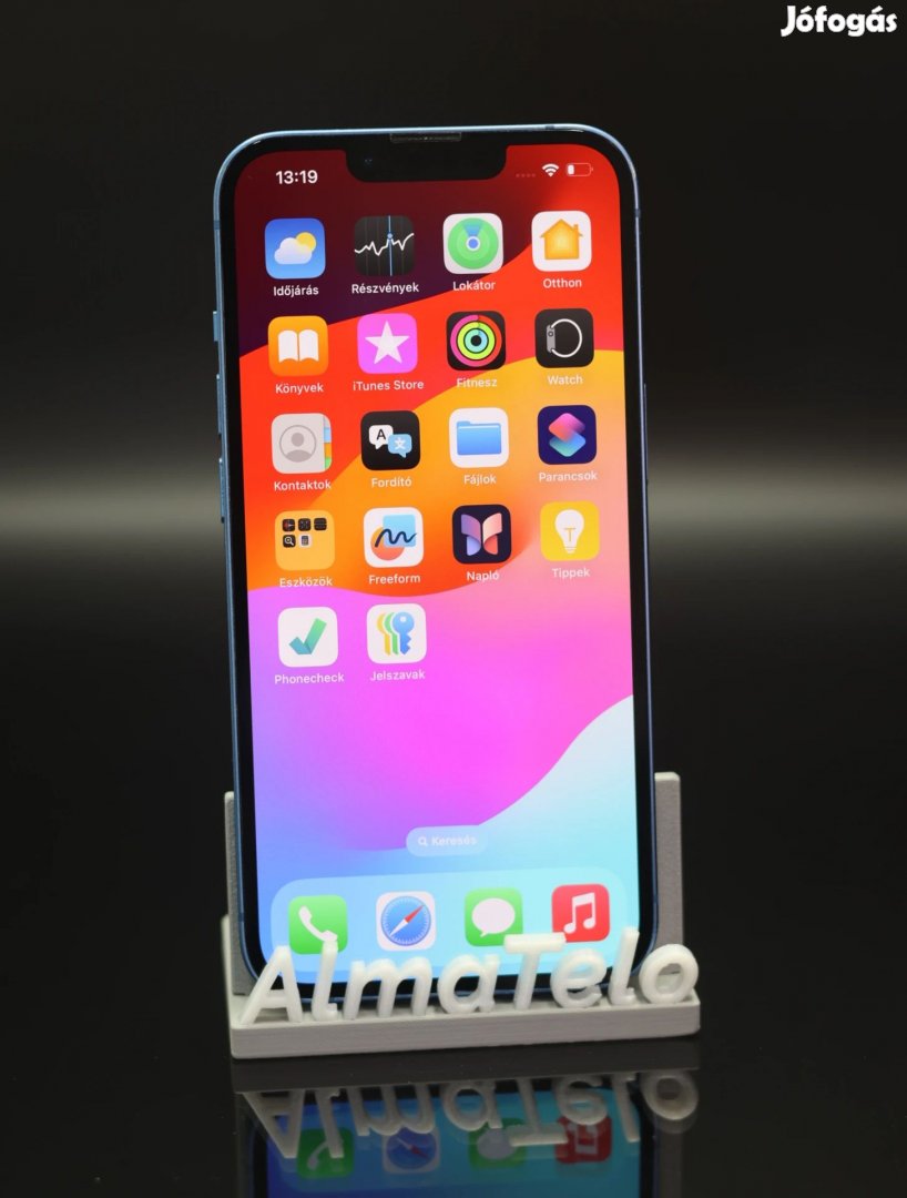 Eladó iPhone 13 128 GB Blue 100% Aksi - 12 HÓ GARANCIA