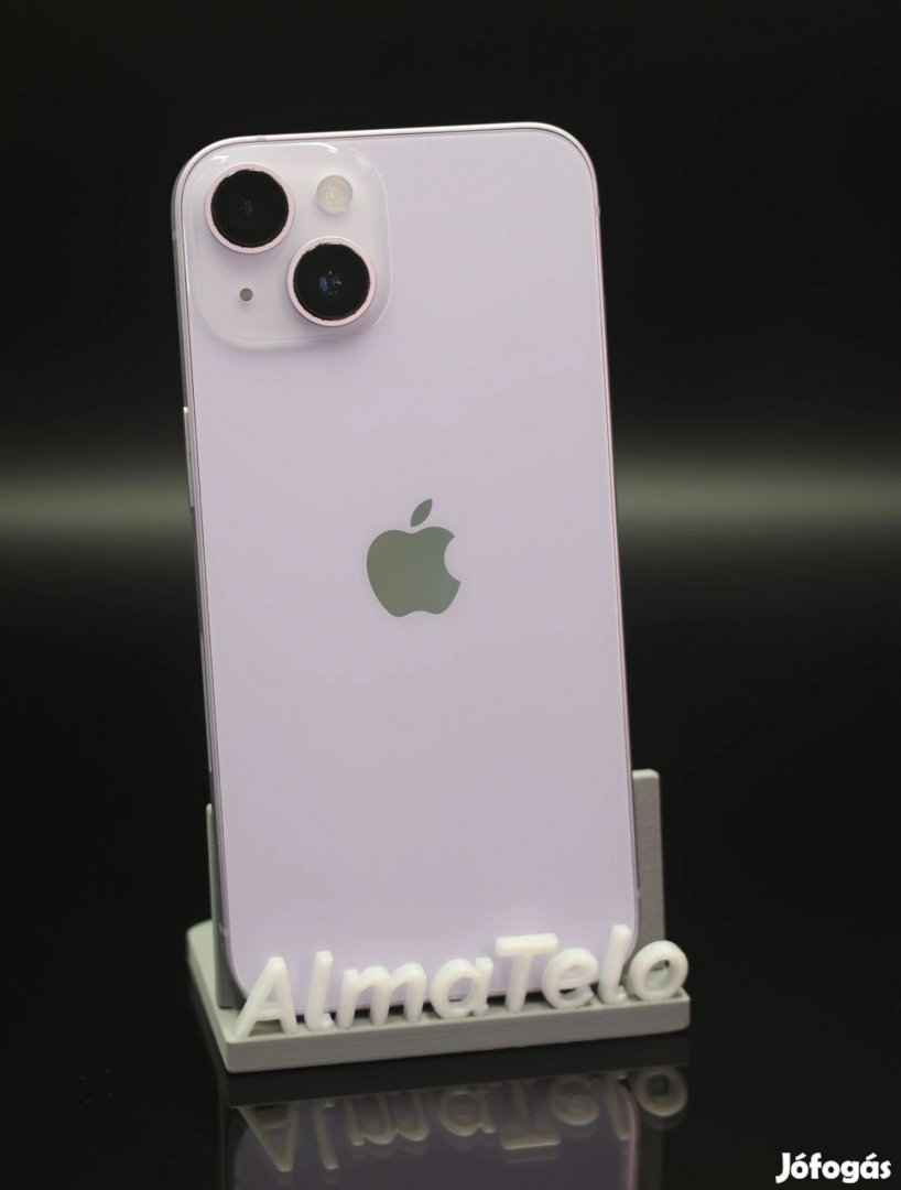 Eladó iPhone 14 128 GB Purple 100% Aksi - 12 HÓ GARANCIA