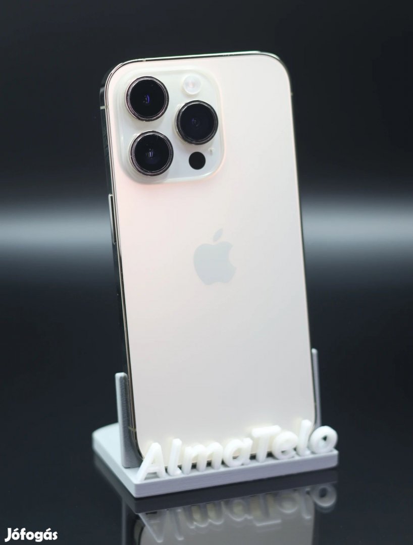 Eladó iPhone 14 Pro 256 GB Gold 100% Aksi - 12 HÓ GARANCIA