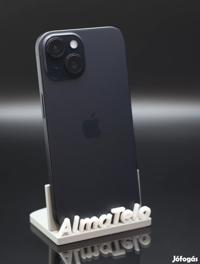 Eladó iPhone 15 128 GB Black Titanium 100% Aksi - 12 HÓ GARANCIA