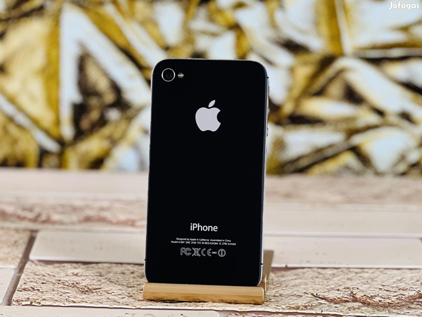Eladó iPhone 4S 16 GB Black szép állapotú - 12 HÓ GARANCIA