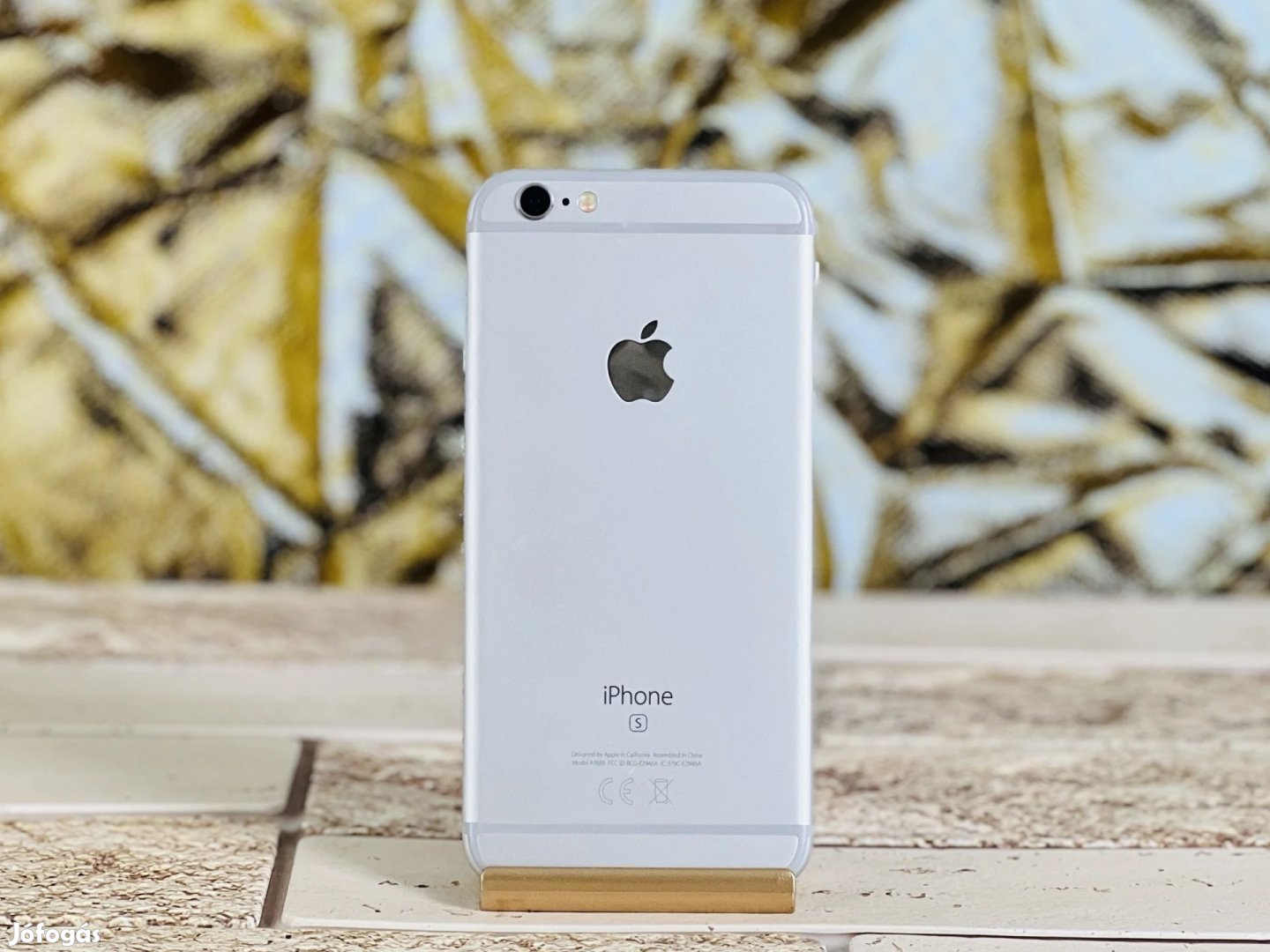 Eladó iPhone 6s 32 GB Silver 100% akku, szép állapotú - 12 HÓ GARANCIA