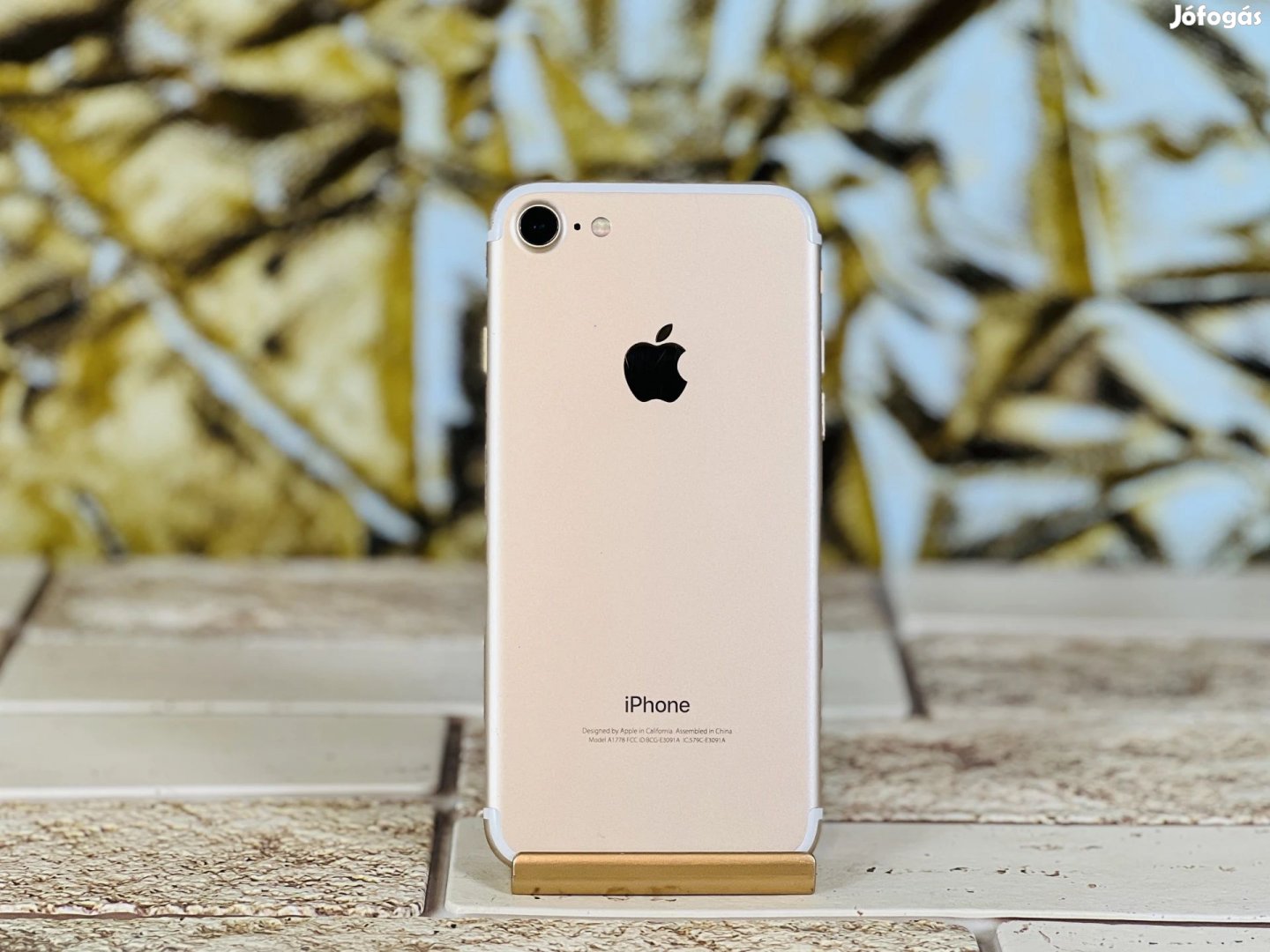 Eladó iPhone 7 128 GB Gold 100% akku, szép állapotú - 12 HÓ GARANCIA