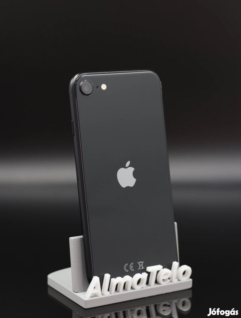 Eladó iPhone SE (2020) 64 GB Black 100% Aksi - 12 HÓ GARANCIA