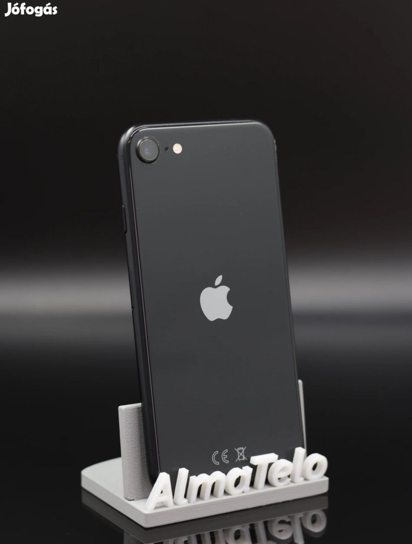 Eladó iPhone SE (2020) 64 GB Black 100% Aksi - 12 HÓ GARANCIA