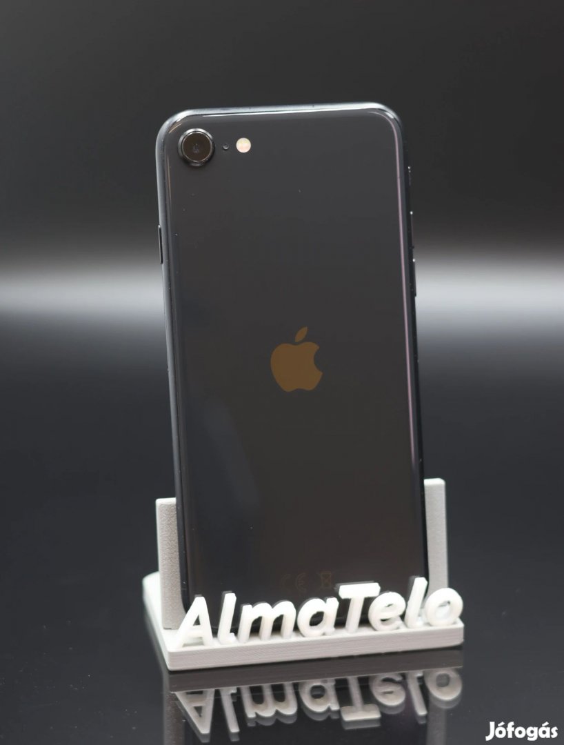 Eladó iPhone SE (2020) 64 GB Black 100% Aksi - 12 HÓ GARANCIA