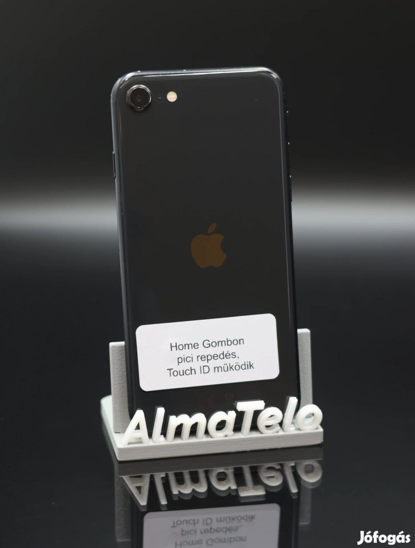 Eladó iPhone SE (2020) 64 GB Black 100% Aksi - 12 HÓ GARANCIA