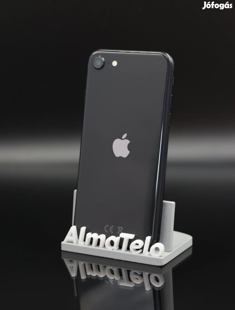 Eladó iPhone SE (2020) 64 GB Black 100% Aksi - 12 HÓ GARANCIA