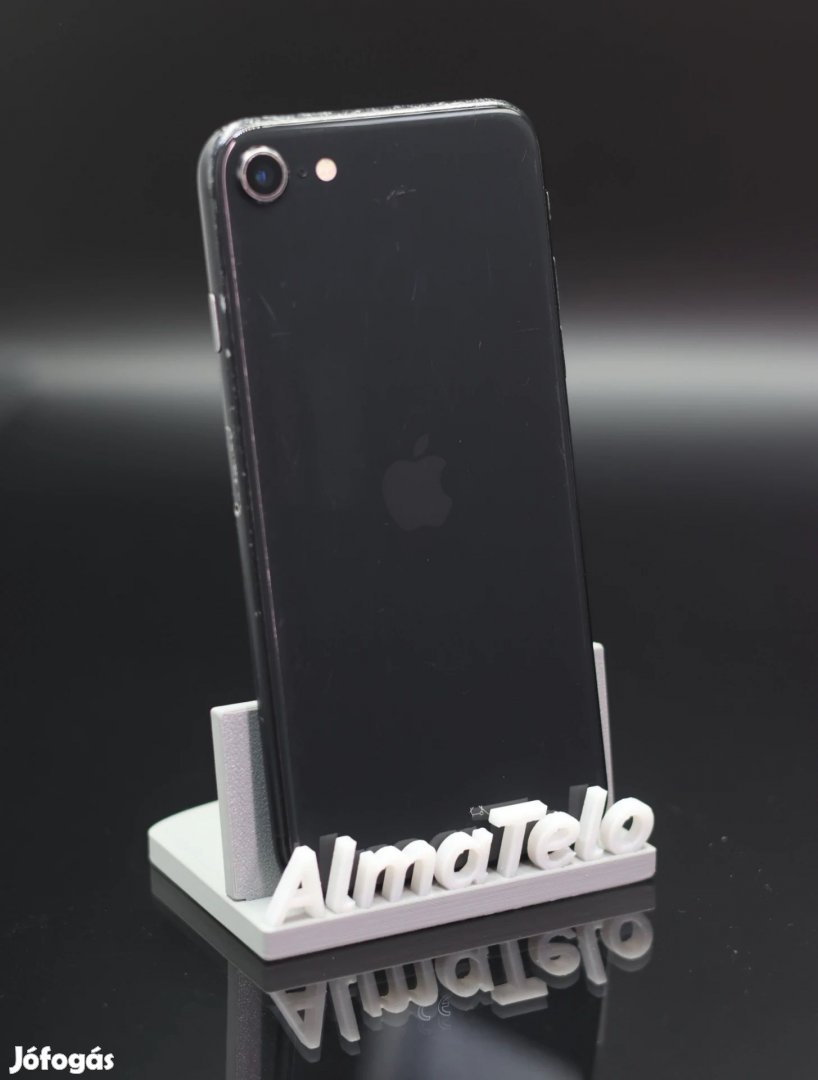 Eladó iPhone SE (2020) 64 GB Black 100% Aksi - 12 HÓ GARANCIA