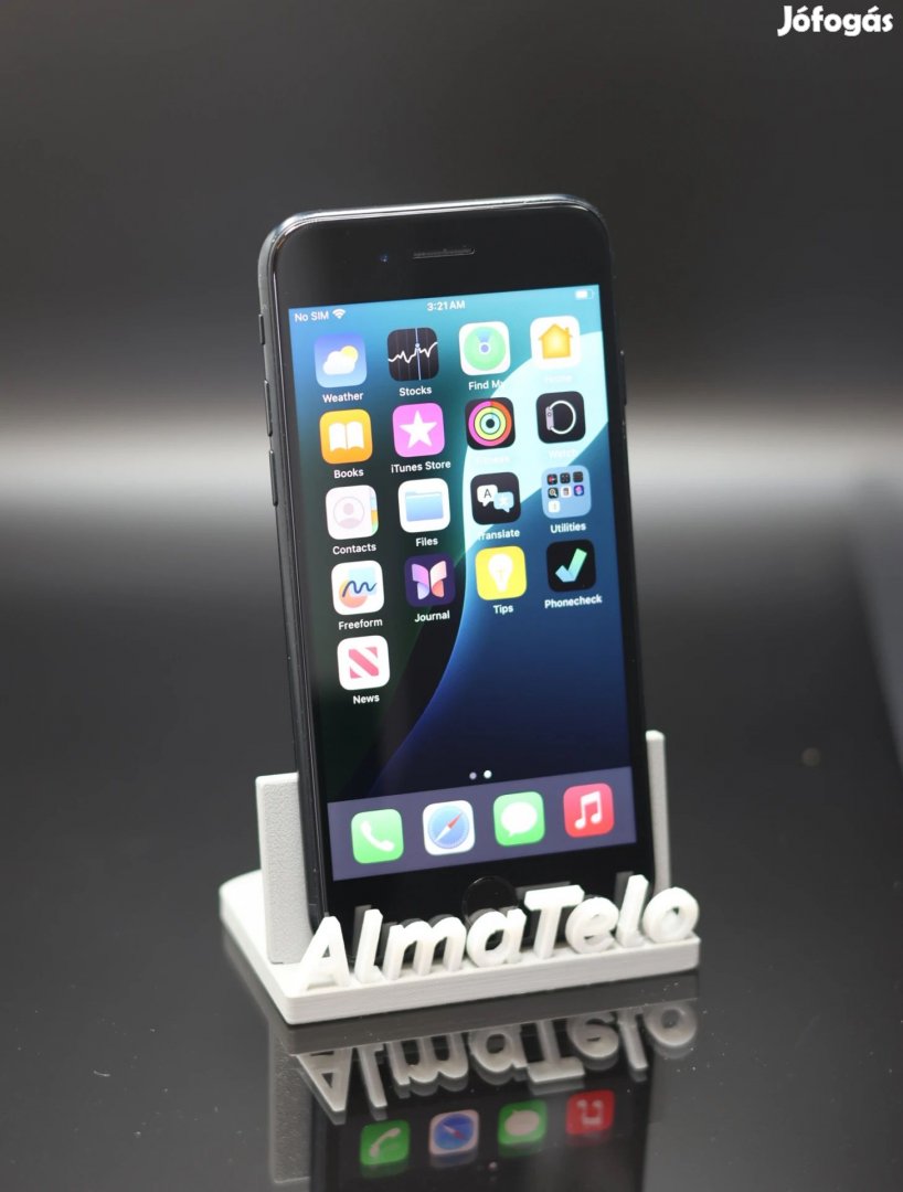 Eladó iPhone SE (2022) 64 GB Midnight 100% Aksi - 12 HÓ GARANCIA