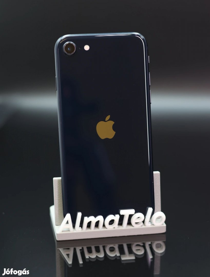 Eladó iPhone SE (2022) 64 GB Midnight 100% Aksi - 12 HÓ GARANCIA