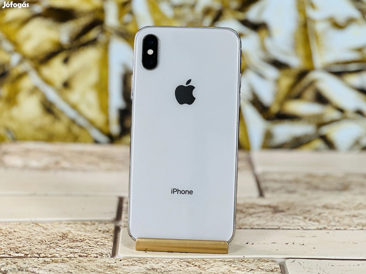 Eladó iPhone X 64 GB Silver szép állapotú - 12 HÓ GARANCIA