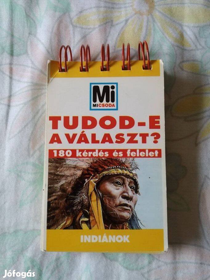 Eladó indiános kvízkönyv