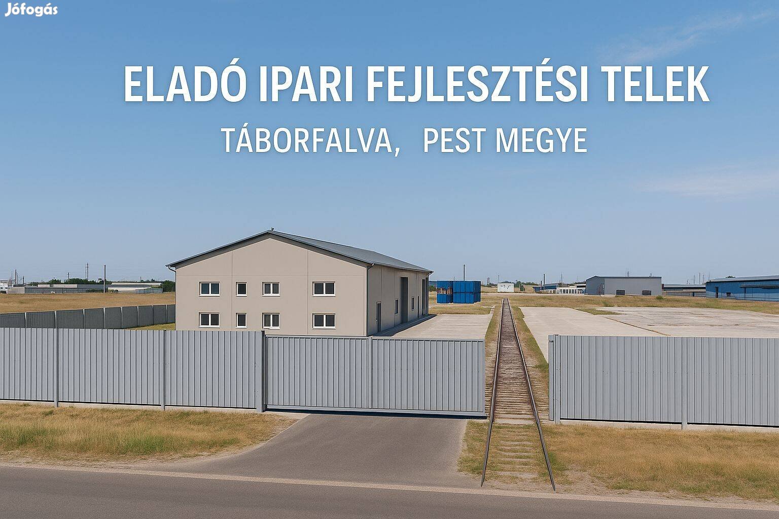 Eladó ipari fejlesztési telkek Táborfalva, Pest megye