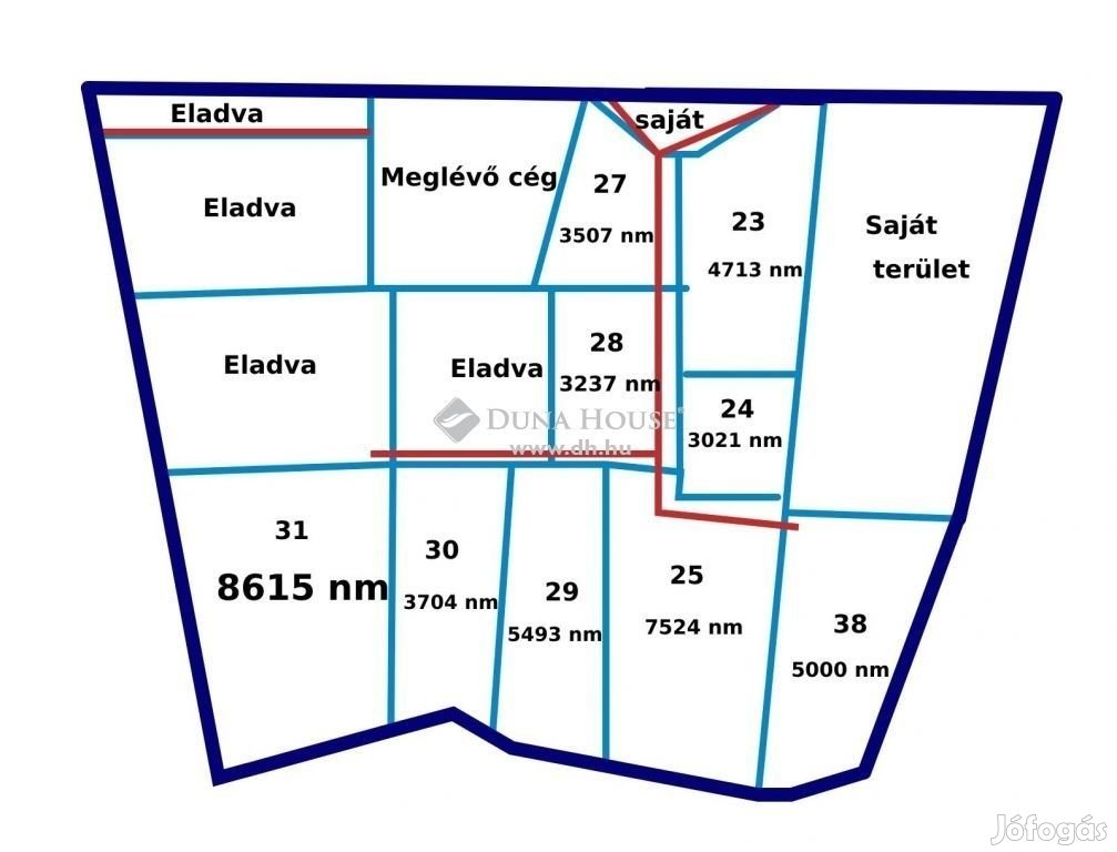 Eladó ipari területek, Szeged fő bevezető útján