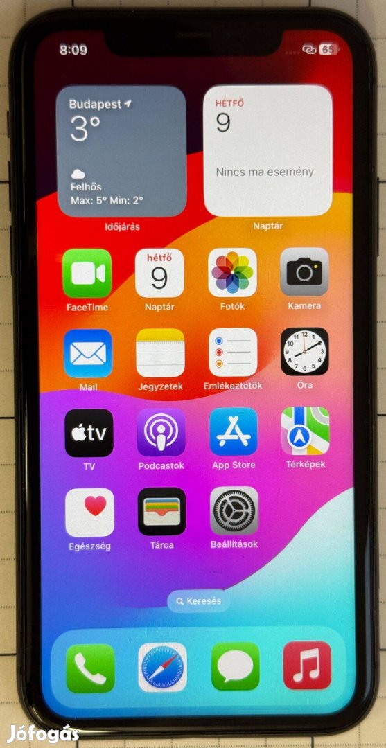 Eladó iphone 11 64GB kártyafüggetlen telefon