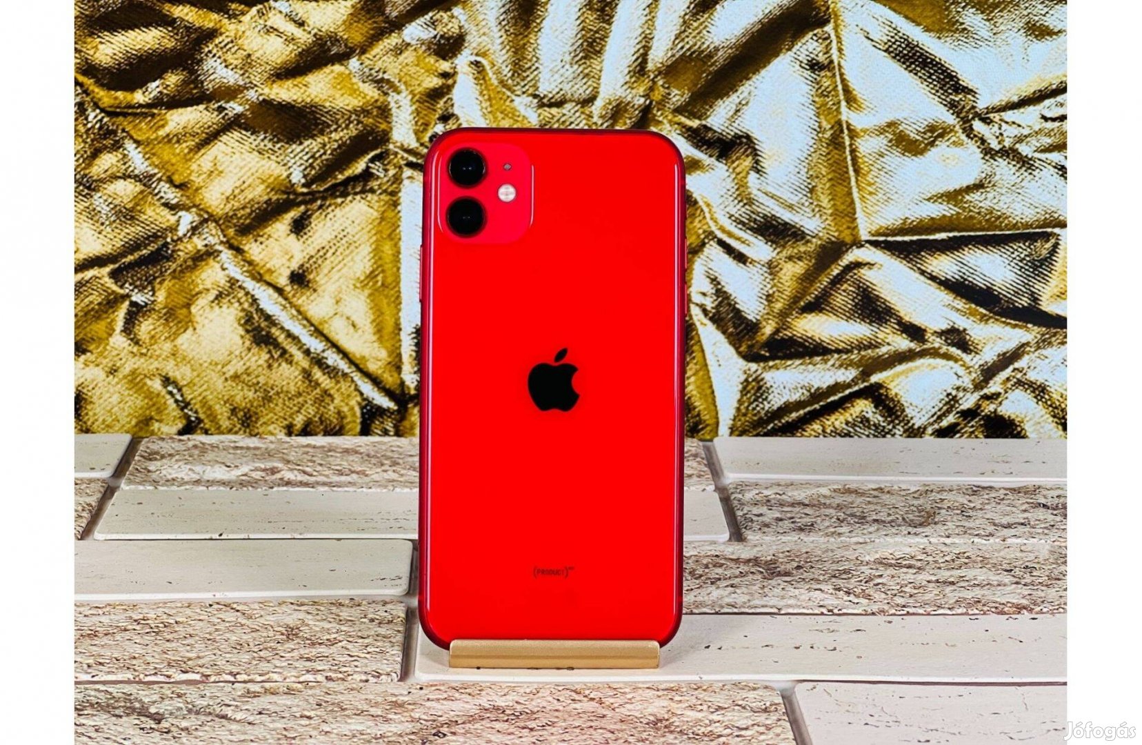 Eladó iphone 11 64 GB Product RED szép állapotú - 12 Hó Gari - S1222