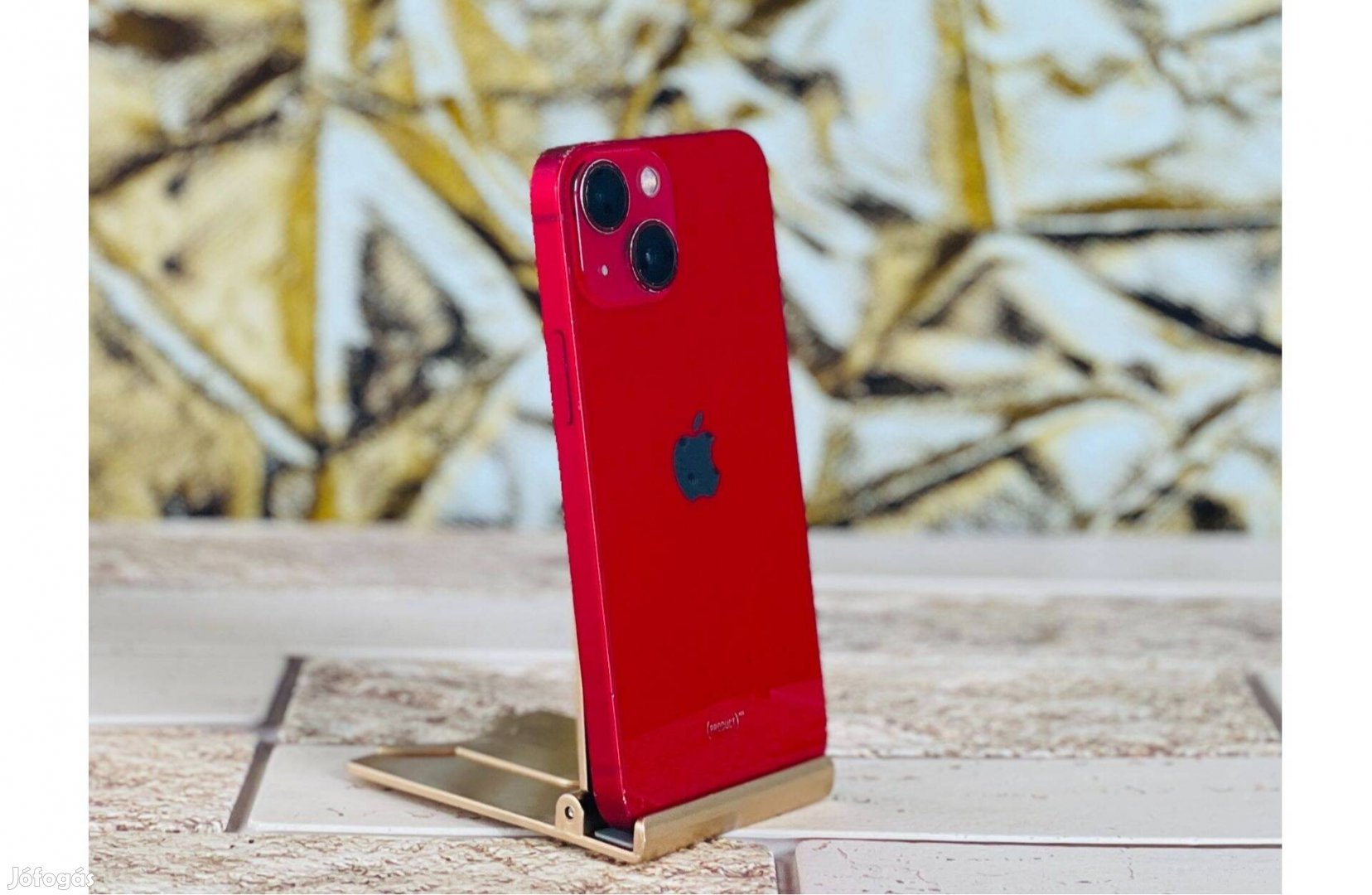 Eladó iphone 13 Mini 128 GB Product RED szép - 12 Hó Gari - 7187