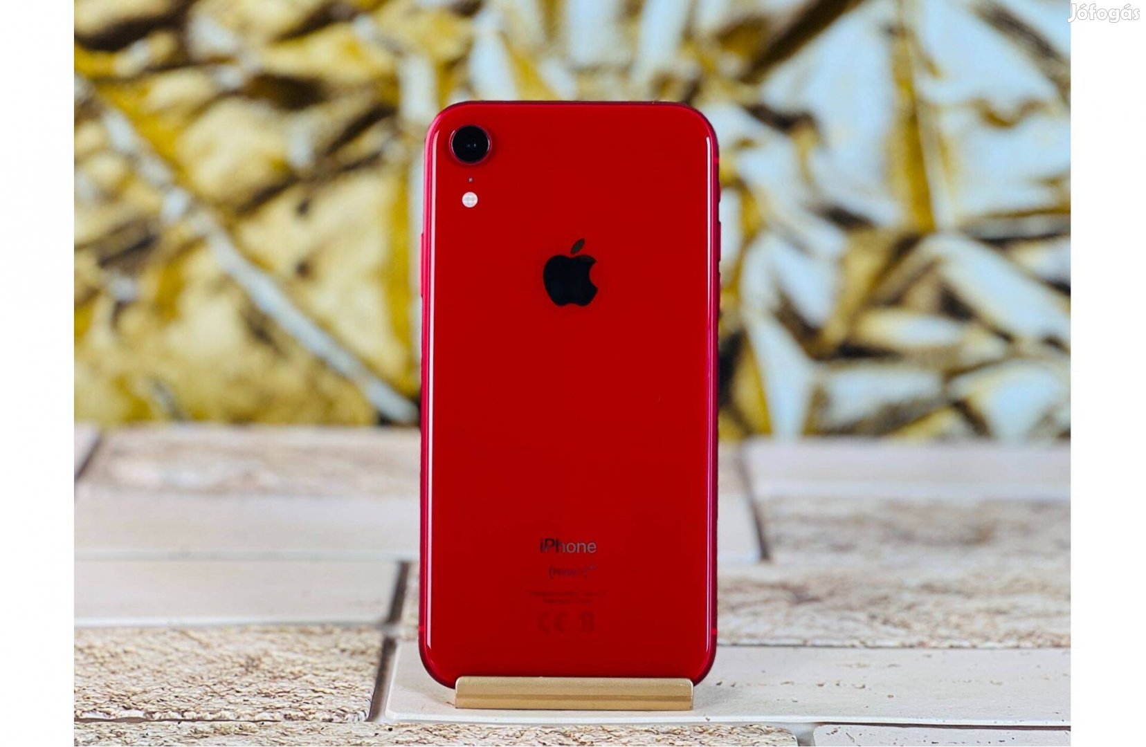 Eladó iphone XR 256 GB Product RED szép állapotú - 12 Hó Gari - Z3154