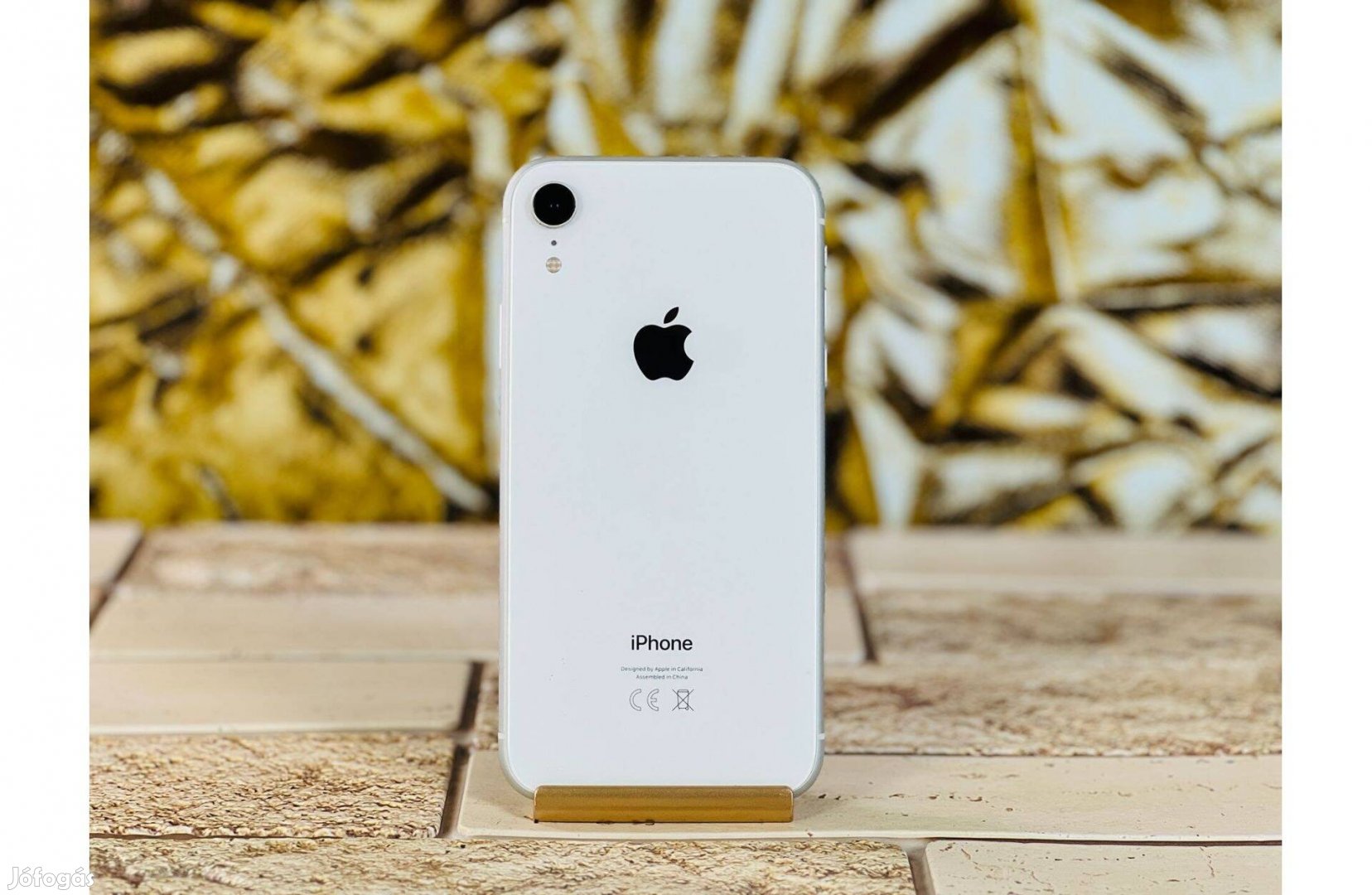 Eladó iphone XR 64 GB White 100% aksi szép - 12 Hó Gari - S1248