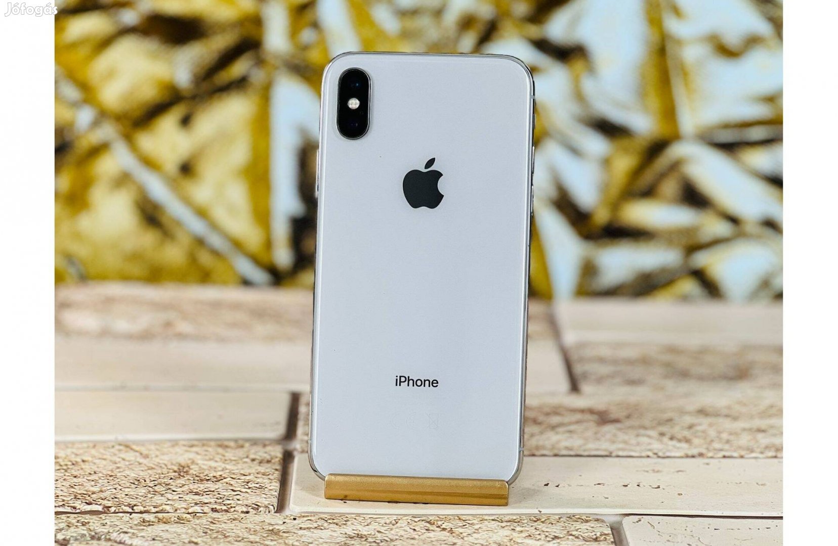 Eladó iphone X 256 GB Silver szép állapotú - 12 Hó Garancia - S1666