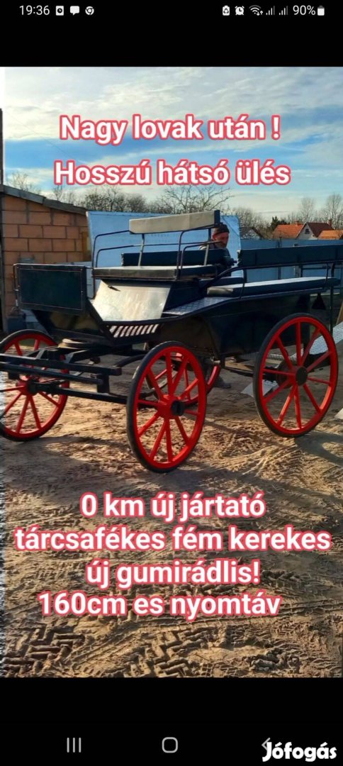 Eladó jártató kocsi hintó