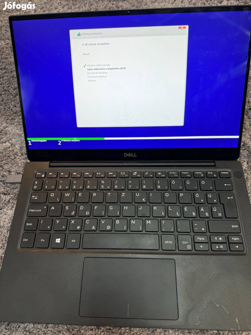Eladó jó állapotban egy 2019 Dell XPS 9380 ultrabook