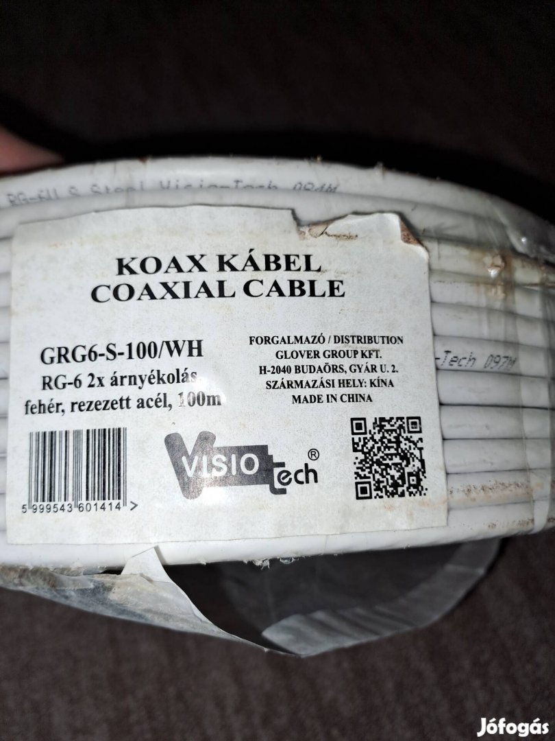 Elado kabel coax 100m 