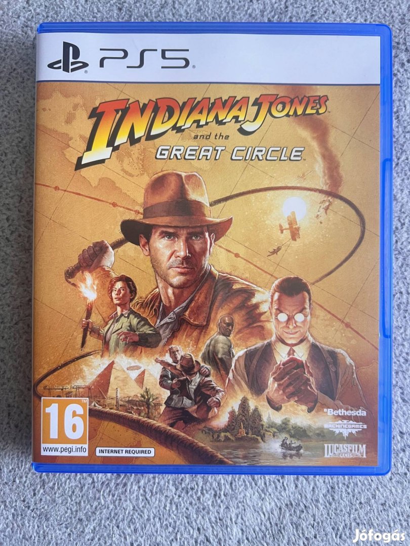 Eladó karcmentes,Indiana Jones And the Great circle ps5 játékom