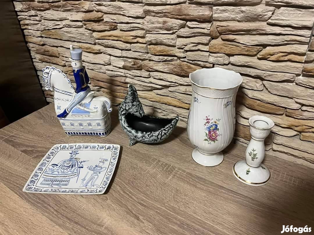 Eladó képen látható porcelánok 