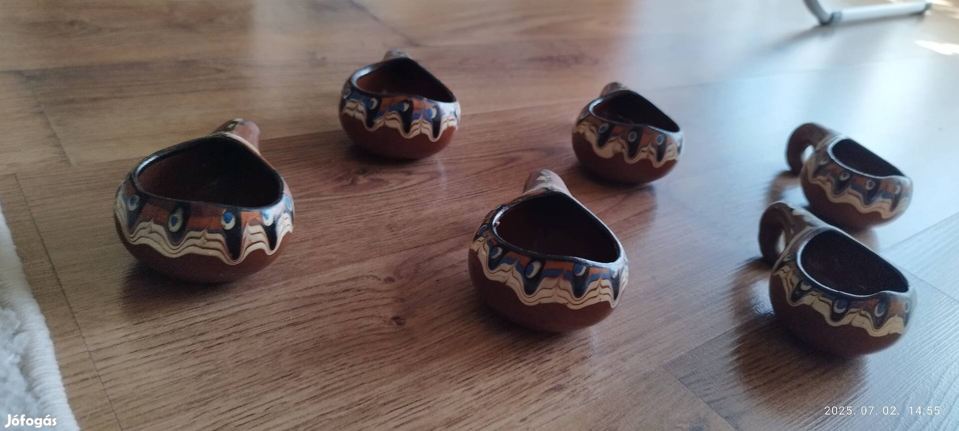 Eladó kerámia pohár szett.