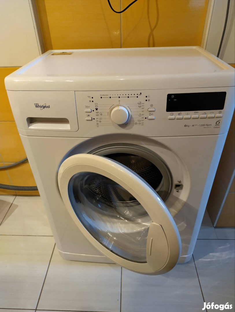 Eladó keskeny Whirlpool  elöltöltős mosógép