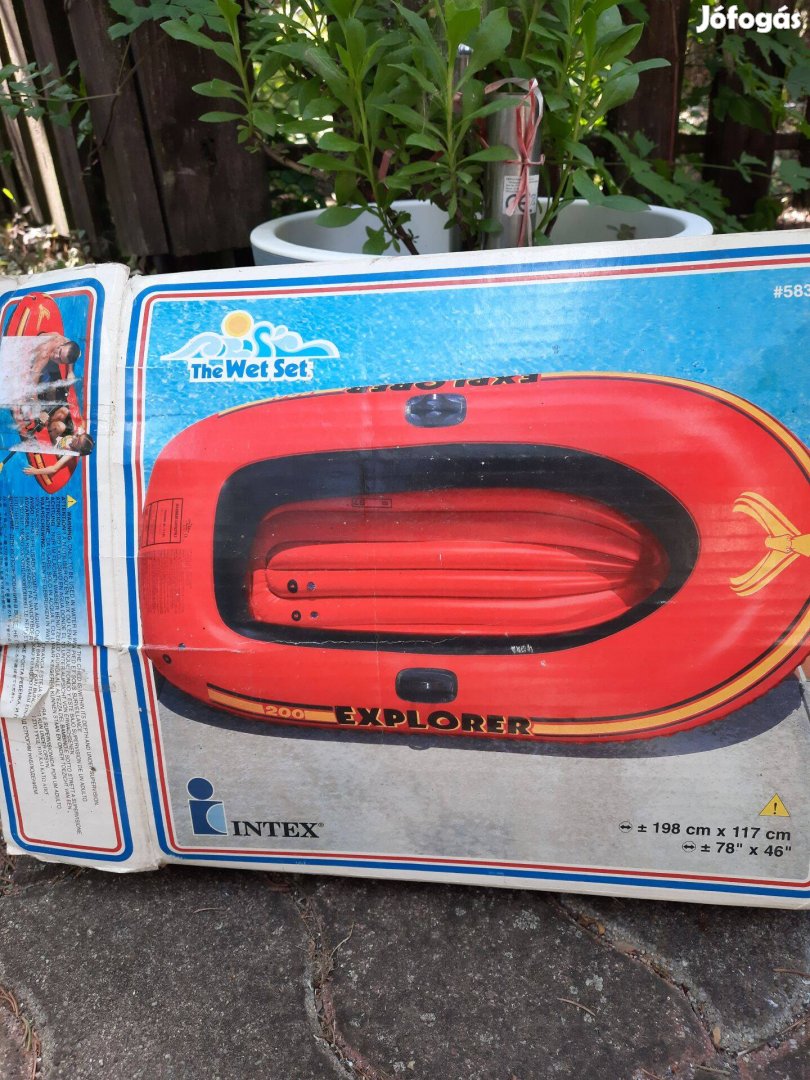 Eladó két személyes felfújható evezős gumi csónak!