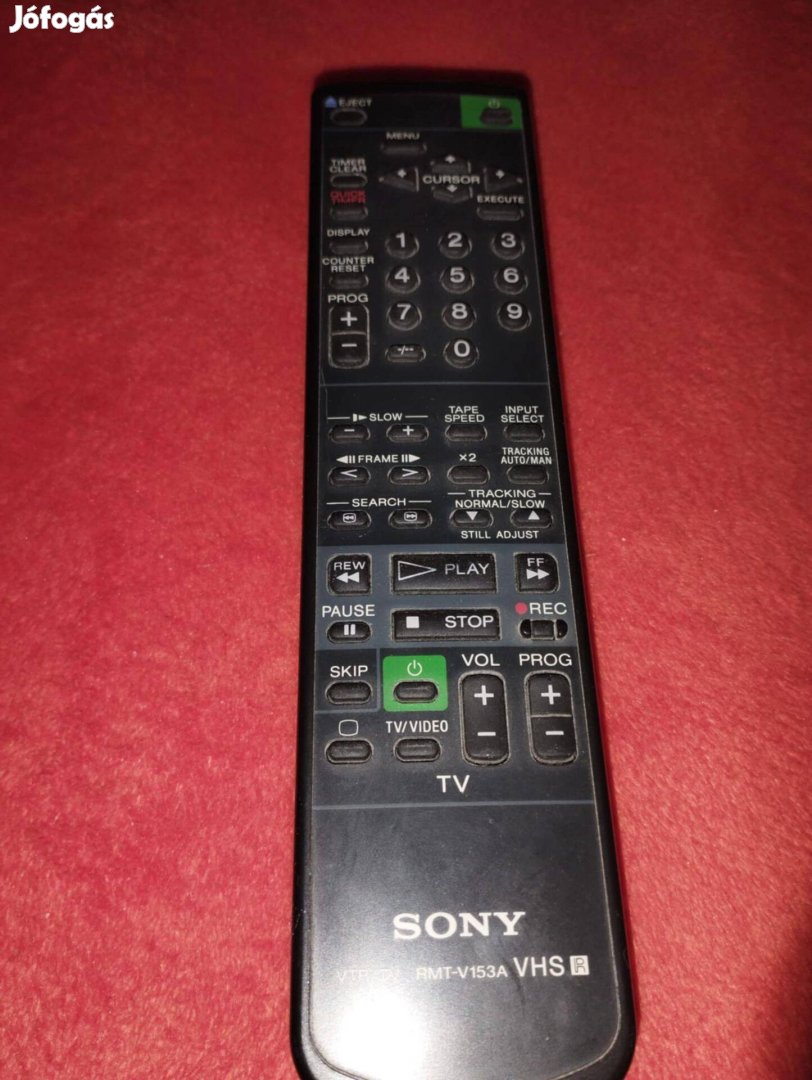 Eladó keveset használt 2 db Sony VHS és tv távirányító