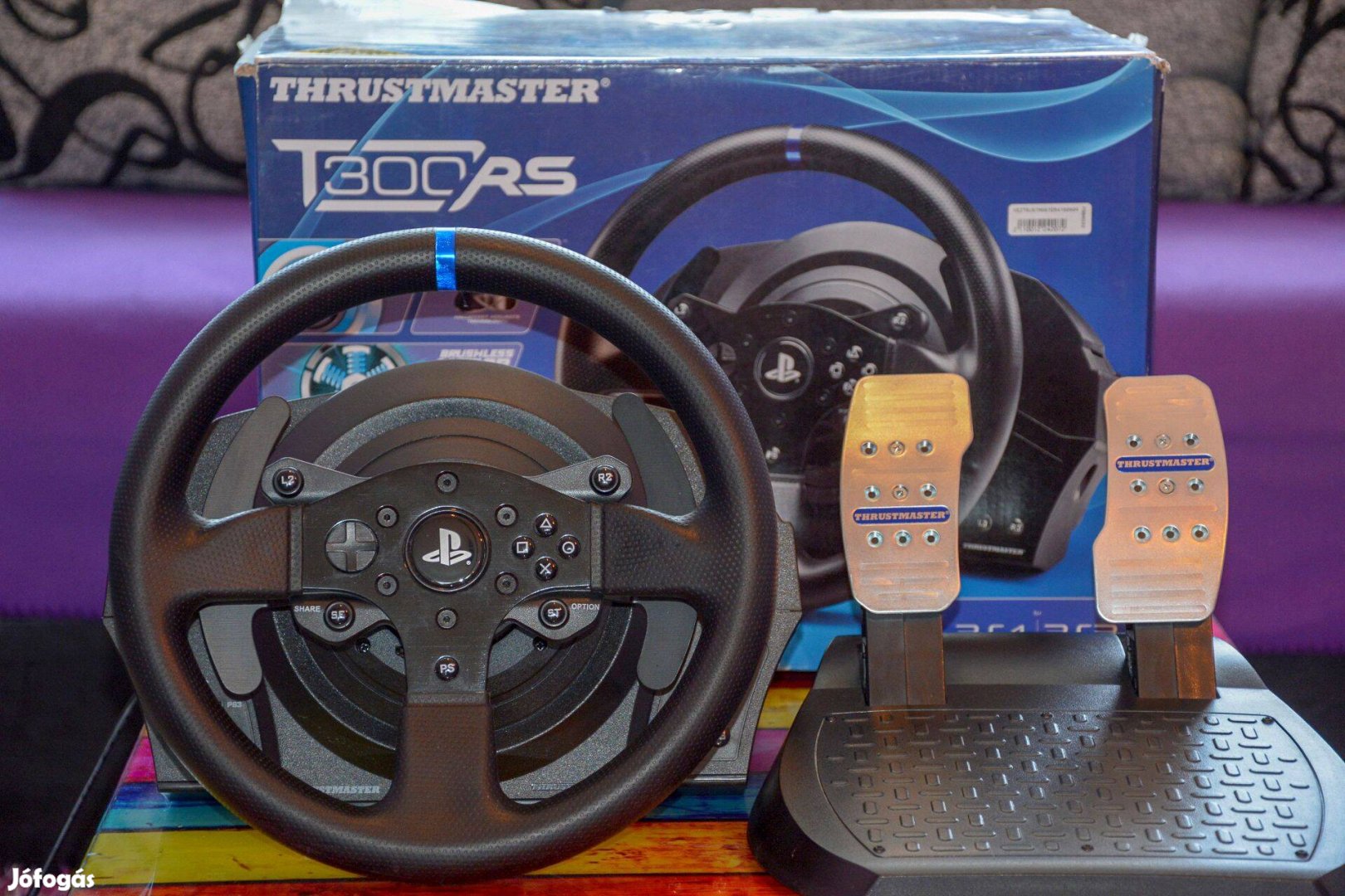 Eladó kiváló Thrustmaster T300 RS kormány! PS5 PS4 PC